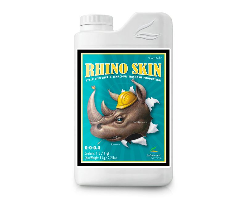 Escudo protector Rhino Skin de Advanced Nutrients para aumentar la resistencia estructural del cultivo.