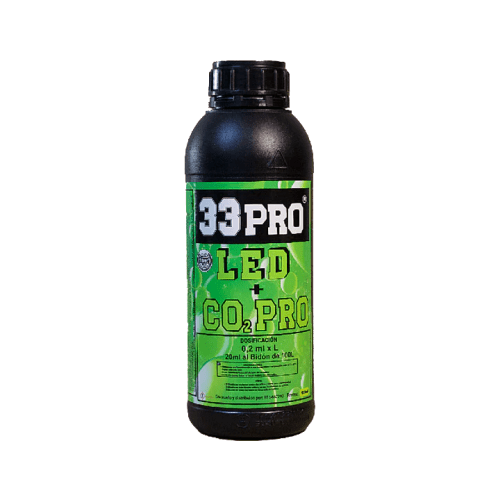 Co2 Pro Led de 33PRO, potenciador metabólico para aumentar la asimilación de CO2 y luz en plantas de interior.