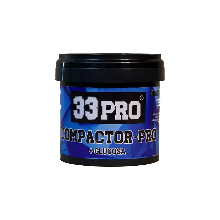 Compactador Pro de 33PRO, aditivo finalizador para maximizar la dureza y el peso seco de las flores.