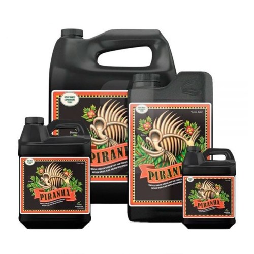 Piranha Liquid de Advanced Nutrients, suplemento de hongos beneficiosos y micorrizas para el sistema radicular.