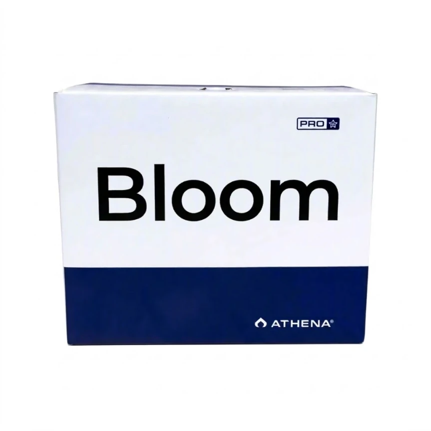 Mezcla de Athena Pro Bloom en tanque de riego para una nutrición de precisión en fase de floración.