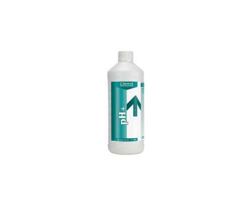 ph-plus-1L-corrector-alcalinidad-nutrientes Ajuste de la solución de nutrientes subiendo el valor del pH con pH Plus.