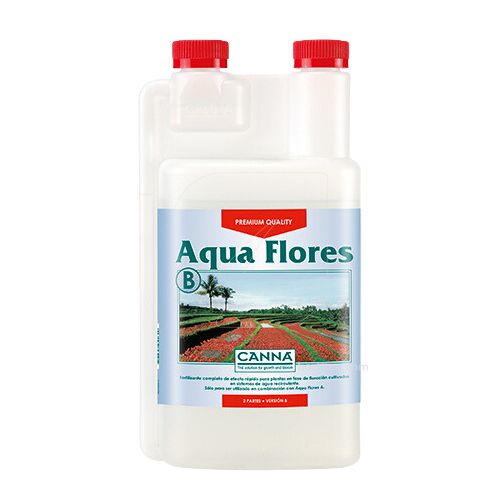 Formación de cogollos densos y resinosos utilizando la línea CANNA Aqua Flores en un sistema NFT.