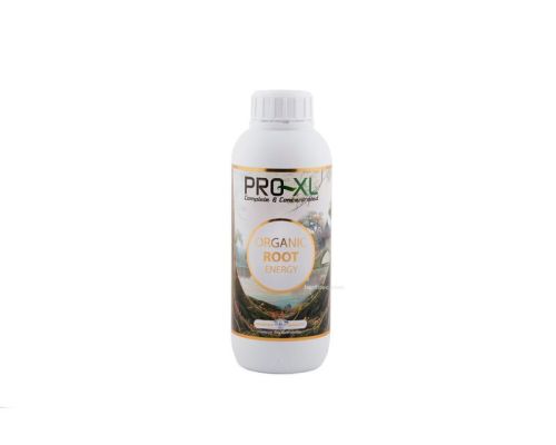 Detalle del desarrollo radicular en un sustrato orgánico utilizando Organic Root Energy de Pro-XL.