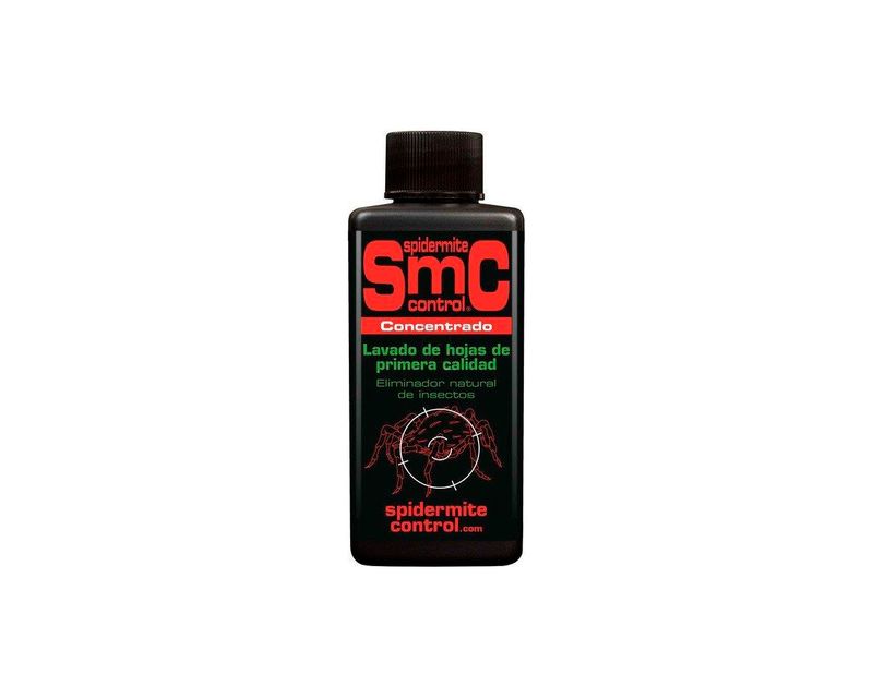 Aplicación foliar de SMC Spidermite Control para proteger las hojas de plagas.