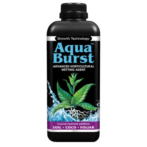 Comparativa de distribución de agua en sustrato con y sin el uso de Aquaburst.