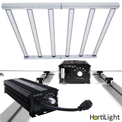 Equipo LED June AC de 720W con estructura plegable y disipación pasiva.