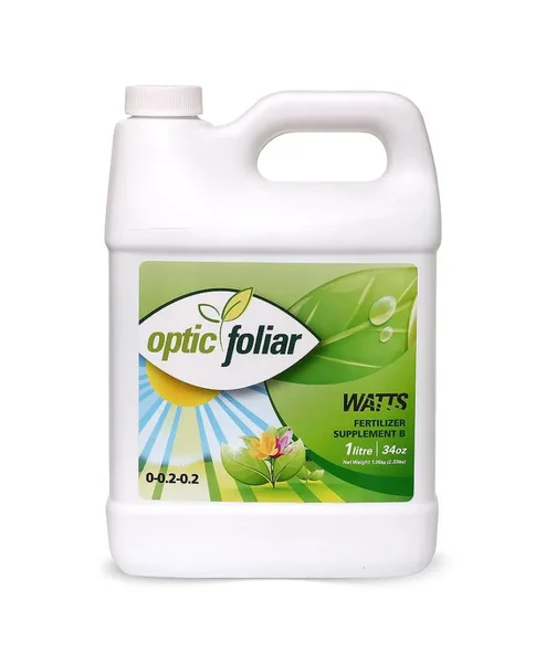 Aplicación foliar de Watts para optimizar la captura de fotones en cultivos de alta intensidad.
