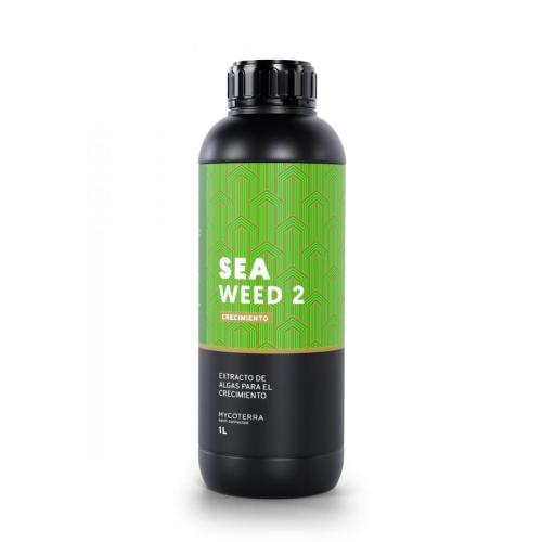 Aplicación foliar de Sea Weed 2 para mejorar la salud y el color verde de las hojas.