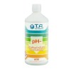 Medicion de pH en solución nutritiva corregida con pH Down de Terra Aquatica.