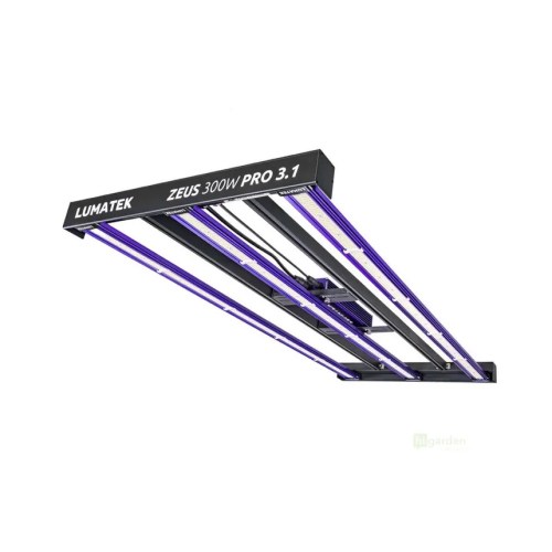 Luminaria LED Lumatek Zeus 300W Pro 3.1 con espectro completo optimizado para crecimiento y floración