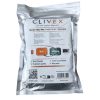 Envase de 1Kg de perlas de gel de sílice naranja Clivex para deshumidificación.