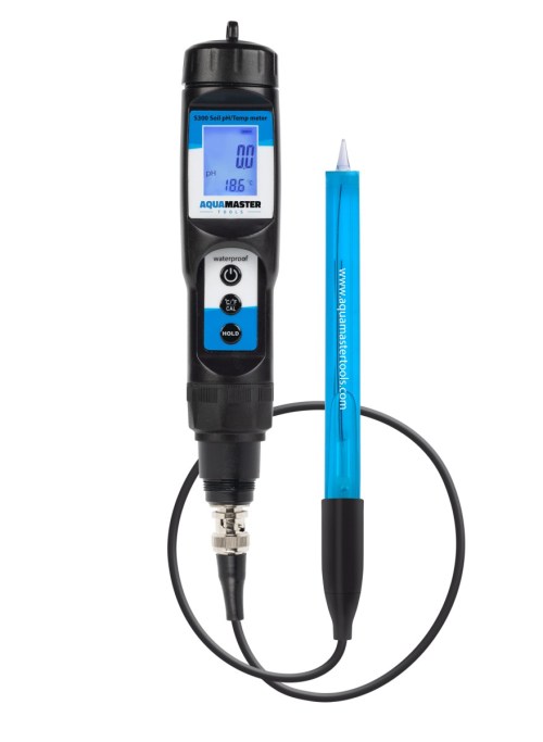 Nuevo modelo S300 Pro 2 de Aqua Master Tools para medición directa de pH en la zona radicular.