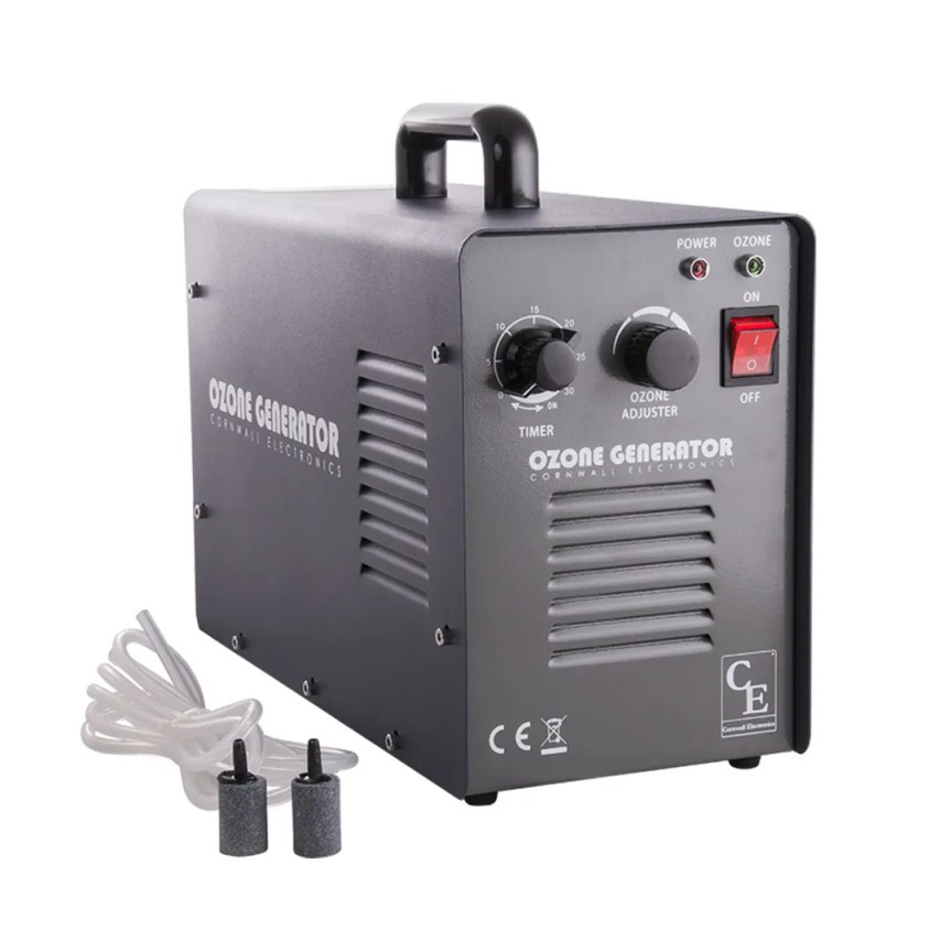 Dispositivo generador de ozono de Cornwall Electronics para montaje en pared y tratamiento de olores.